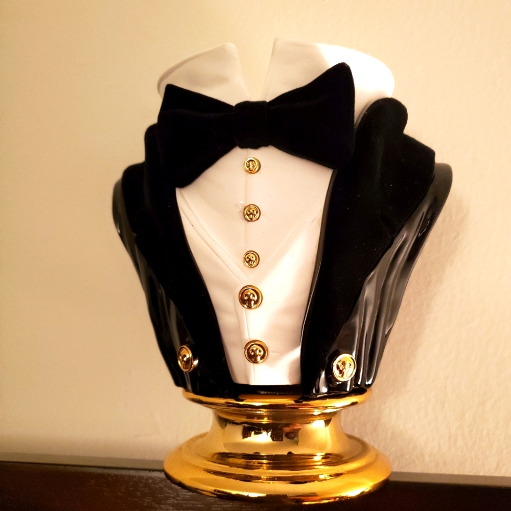 bath & body works tuxedo candle holder